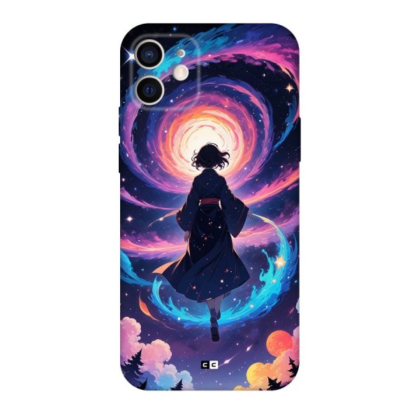 Anime Galaxy Girl Back Case for iPhone 12 Pro